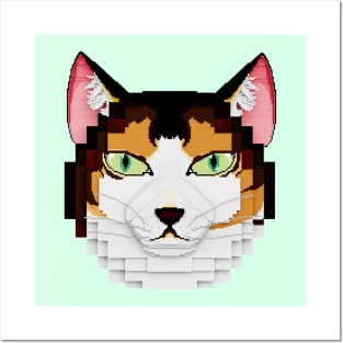 Emma the Cat, Pixel Art Posters and Art